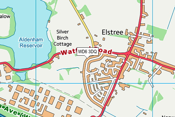 WD6 3DQ map - OS VectorMap District (Ordnance Survey) WD6 3DQ map - OS VectorMap District (Ordnance Survey)