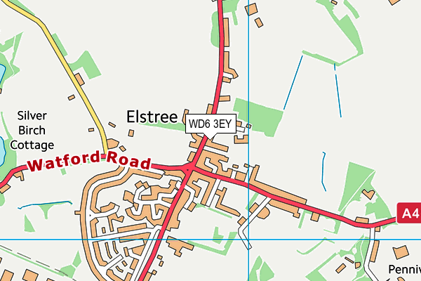 WD6 3EY map - OS VectorMap District (Ordnance Survey) WD6 3EY map - OS VectorMap District (Ordnance Survey)