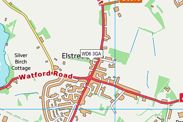 WD6 3GA map - OS VectorMap District (Ordnance Survey) WD6 3GA map - OS VectorMap District (Ordnance Survey)
