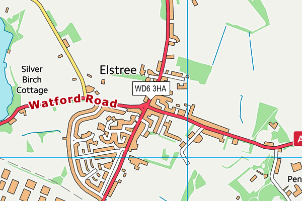 WD6 3HA map - OS VectorMap District (Ordnance Survey) WD6 3HA map - OS VectorMap District (Ordnance Survey)
