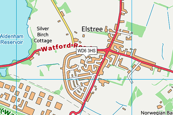 WD6 3HS map - OS VectorMap District (Ordnance Survey) WD6 3HS map - OS VectorMap District (Ordnance Survey)