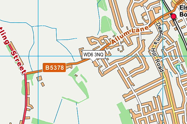 WD6 3NQ map - OS VectorMap District (Ordnance Survey) WD6 3NQ map - OS VectorMap District (Ordnance Survey)