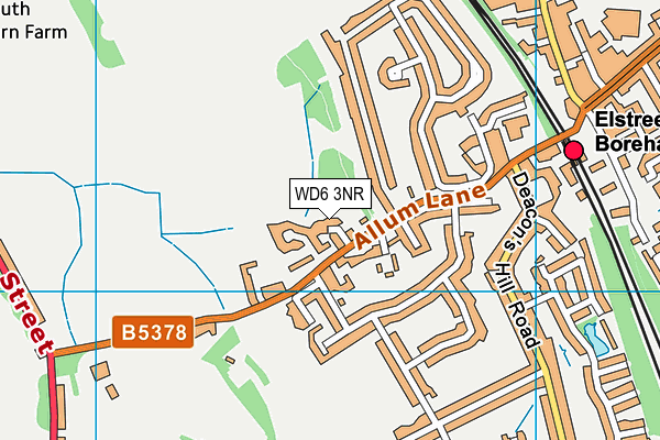 WD6 3NR map - OS VectorMap District (Ordnance Survey) WD6 3NR map - OS VectorMap District (Ordnance Survey)