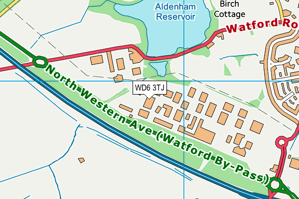 WD6 3TJ map - OS VectorMap District (Ordnance Survey) WD6 3TJ map - OS VectorMap District (Ordnance Survey)