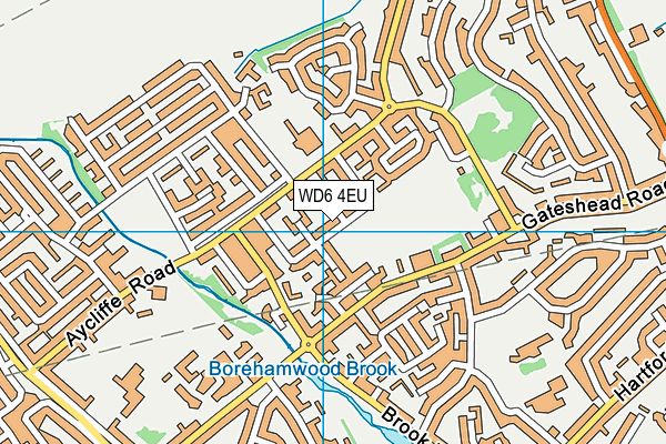 WD6 4EU map - OS VectorMap District (Ordnance Survey) WD6 4EU map - OS VectorMap District (Ordnance Survey)