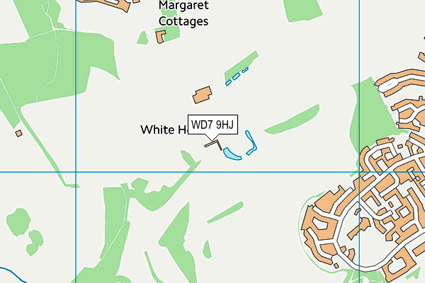 WD7 9HJ map - OS VectorMap District (Ordnance Survey) WD7 9HJ map - OS VectorMap District (Ordnance Survey)
