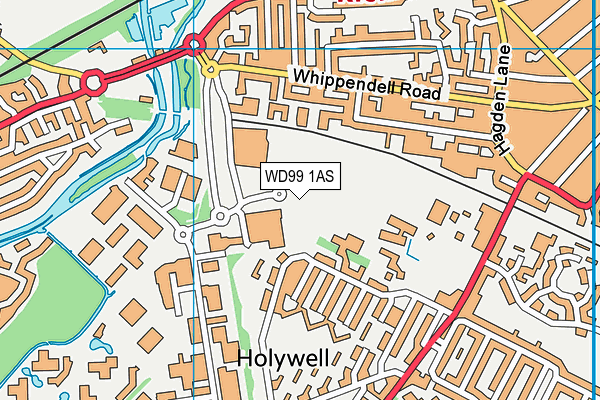 WD99 1AS map - OS VectorMap District (Ordnance Survey) WD99 1AS map - OS VectorMap District (Ordnance Survey)