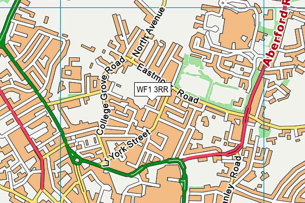 WF1 3RR map - OS VectorMap District (Ordnance Survey) WF1 3RR map - OS VectorMap District (Ordnance Survey)