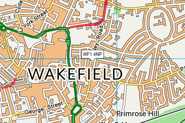WF1 4NP map - OS VectorMap District (Ordnance Survey) WF1 4NP map - OS VectorMap District (Ordnance Survey)