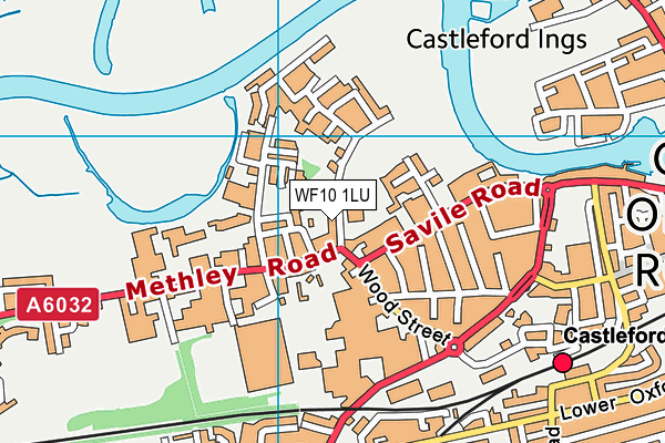 WF10 1LU map - OS VectorMap District (Ordnance Survey) WF10 1LU map - OS VectorMap District (Ordnance Survey)