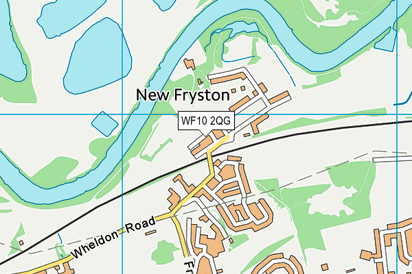 WF10 2QG map - OS VectorMap District (Ordnance Survey)