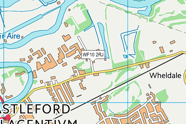 WF10 2RJ map - OS VectorMap District (Ordnance Survey) WF10 2RJ map - OS VectorMap District (Ordnance Survey)