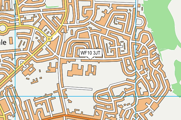 WF10 3JT map - OS VectorMap District (Ordnance Survey) WF10 3JT map - OS VectorMap District (Ordnance Survey)
