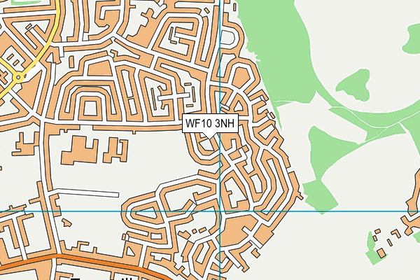 WF10 3NH map - OS VectorMap District (Ordnance Survey) WF10 3NH map - OS VectorMap District (Ordnance Survey)