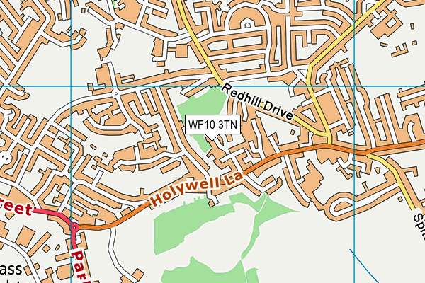 WF10 3TN map - OS VectorMap District (Ordnance Survey) WF10 3TN map - OS VectorMap District (Ordnance Survey)