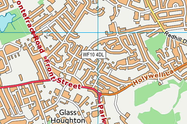 WF10 4DL map - OS VectorMap District (Ordnance Survey) WF10 4DL map - OS VectorMap District (Ordnance Survey)
