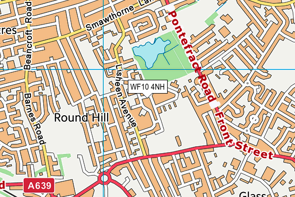 WF10 4NH map - OS VectorMap District (Ordnance Survey) WF10 4NH map - OS VectorMap District (Ordnance Survey)