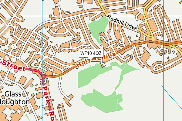 WF10 4QZ map - OS VectorMap District (Ordnance Survey) WF10 4QZ map - OS VectorMap District (Ordnance Survey)