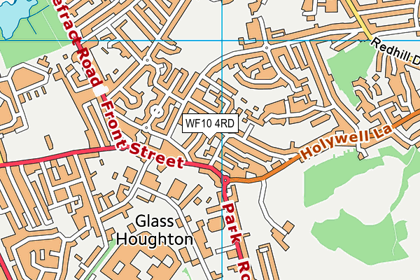 WF10 4RD map - OS VectorMap District (Ordnance Survey) WF10 4RD map - OS VectorMap District (Ordnance Survey)