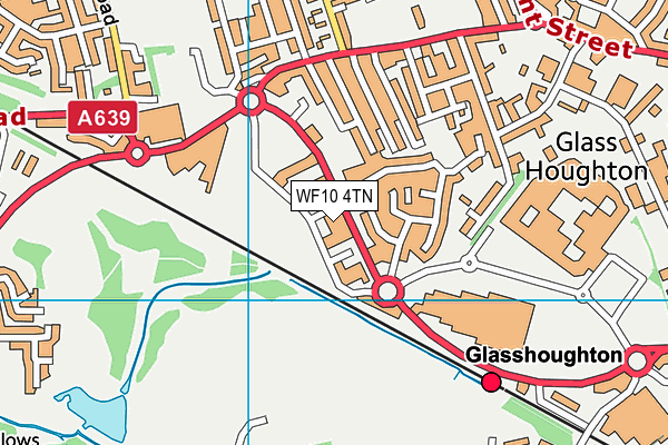WF10 4TN map - OS VectorMap District (Ordnance Survey) WF10 4TN map - OS VectorMap District (Ordnance Survey)