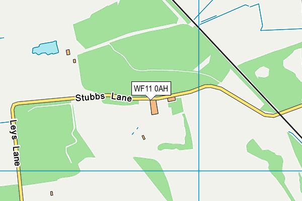 WF11 0AH map - OS VectorMap District (Ordnance Survey) WF11 0AH map - OS VectorMap District (Ordnance Survey)