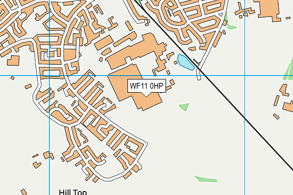 WF11 0HP map - OS VectorMap District (Ordnance Survey) WF11 0HP map - OS VectorMap District (Ordnance Survey)