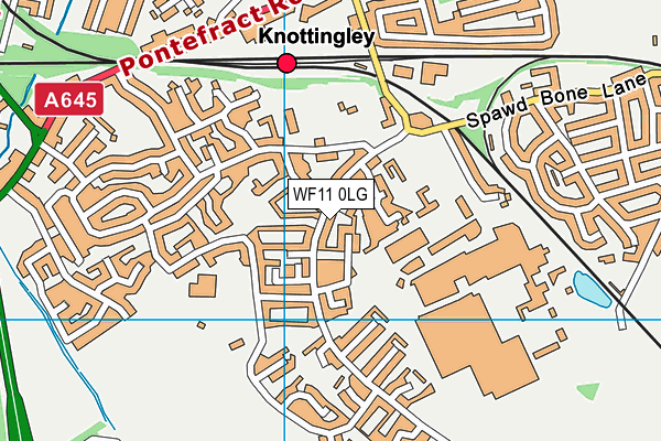 WF11 0LG map - OS VectorMap District (Ordnance Survey) WF11 0LG map - OS VectorMap District (Ordnance Survey)