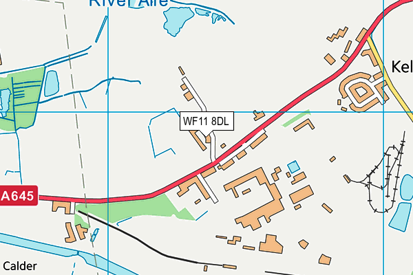 WF11 8DL map - OS VectorMap District (Ordnance Survey) WF11 8DL map - OS VectorMap District (Ordnance Survey)