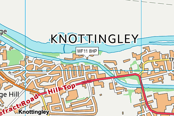 WF11 8HP map - OS VectorMap District (Ordnance Survey) WF11 8HP map - OS VectorMap District (Ordnance Survey)