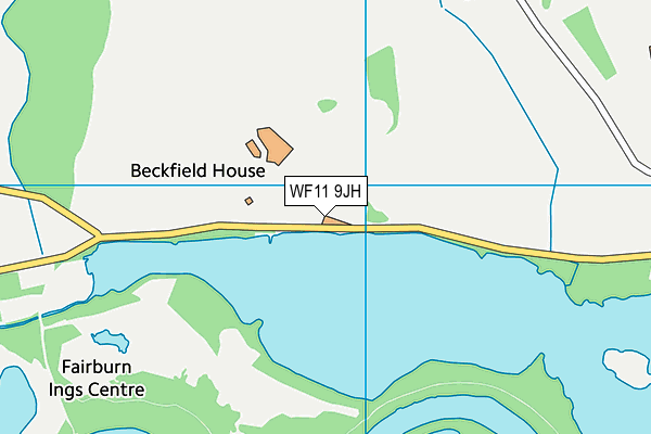 WF11 9JH map - OS VectorMap District (Ordnance Survey) WF11 9JH map - OS VectorMap District (Ordnance Survey)