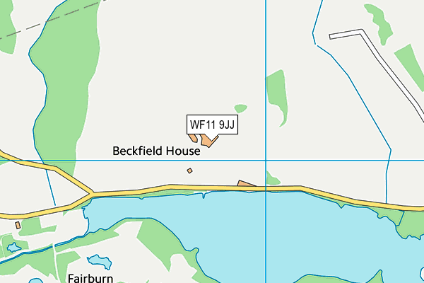 WF11 9JJ map - OS VectorMap District (Ordnance Survey) WF11 9JJ map - OS VectorMap District (Ordnance Survey)