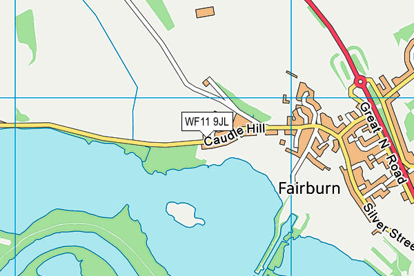 WF11 9JL map - OS VectorMap District (Ordnance Survey)