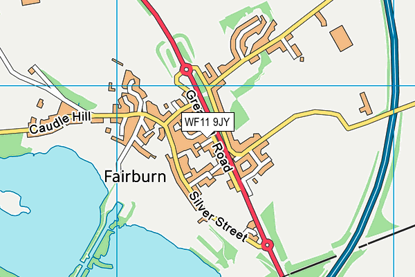 WF11 9JY map - OS VectorMap District (Ordnance Survey)