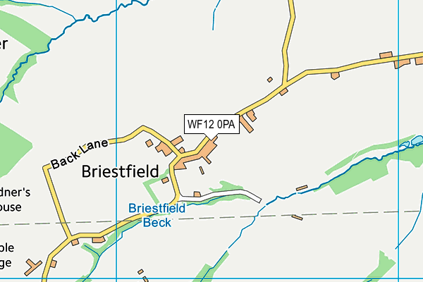 WF12 0PA map - OS VectorMap District (Ordnance Survey) WF12 0PA map - OS VectorMap District (Ordnance Survey)