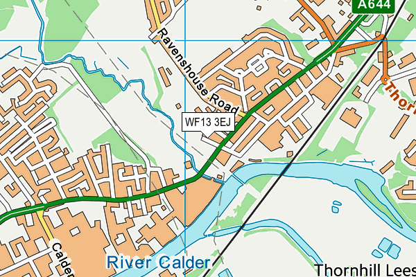 WF13 3EJ map - OS VectorMap District (Ordnance Survey) WF13 3EJ map - OS VectorMap District (Ordnance Survey)