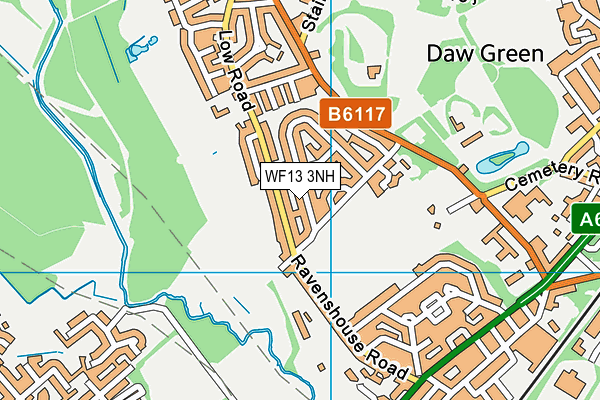 WF13 3NH map - OS VectorMap District (Ordnance Survey) WF13 3NH map - OS VectorMap District (Ordnance Survey)
