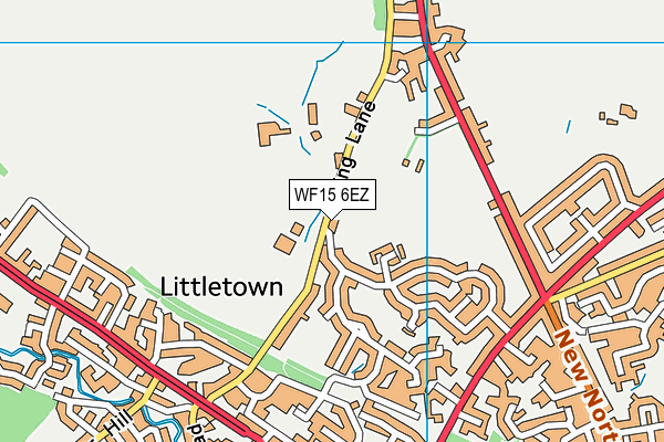 WF15 6EZ map - OS VectorMap District (Ordnance Survey) WF15 6EZ map - OS VectorMap District (Ordnance Survey)