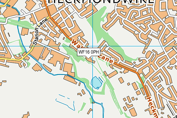 WF16 0PH map - OS VectorMap District (Ordnance Survey) WF16 0PH map - OS VectorMap District (Ordnance Survey)
