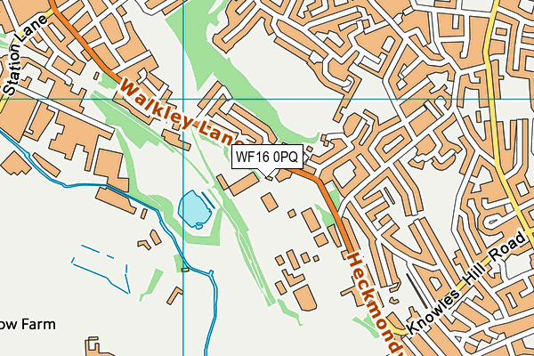 WF16 0PQ map - OS VectorMap District (Ordnance Survey) WF16 0PQ map - OS VectorMap District (Ordnance Survey)