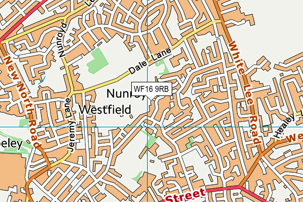 WF16 9RB map - OS VectorMap District (Ordnance Survey) WF16 9RB map - OS VectorMap District (Ordnance Survey)