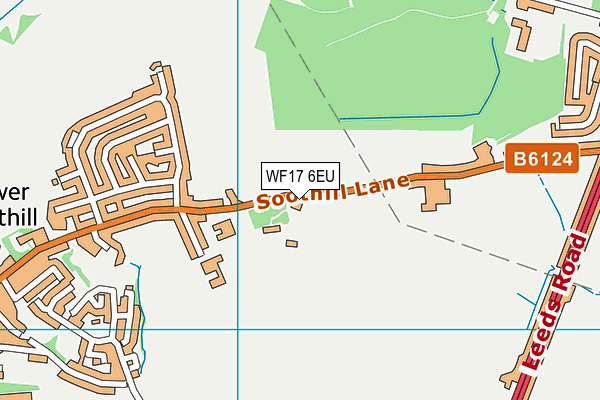 WF17 6EU map - OS VectorMap District (Ordnance Survey) WF17 6EU map - OS VectorMap District (Ordnance Survey)