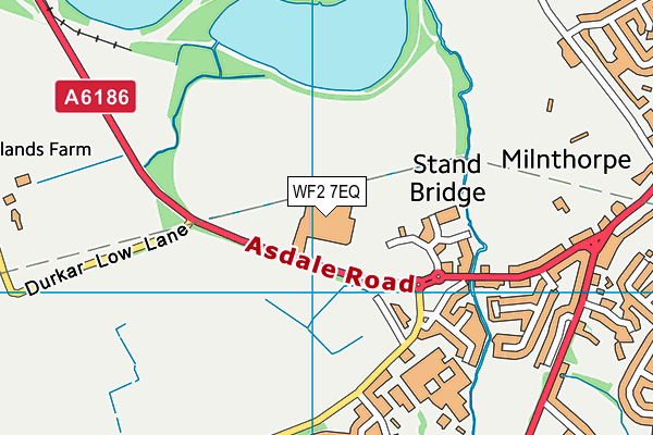 WF2 7EQ map - OS VectorMap District (Ordnance Survey) WF2 7EQ map - OS VectorMap District (Ordnance Survey)
