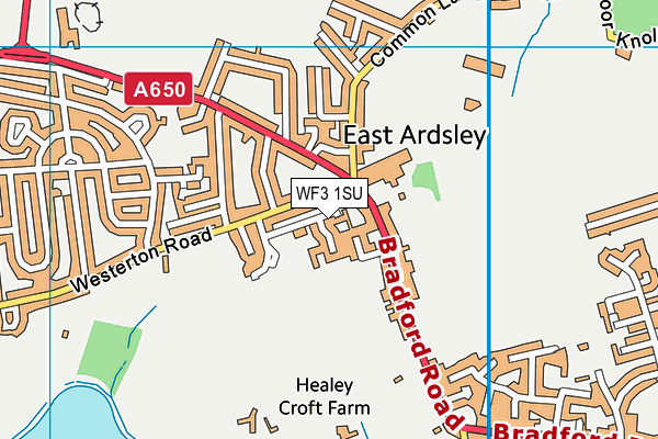 WF3 1SU map - OS VectorMap District (Ordnance Survey) WF3 1SU map - OS VectorMap District (Ordnance Survey)