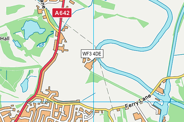 WF3 4DE map - OS VectorMap District (Ordnance Survey) WF3 4DE map - OS VectorMap District (Ordnance Survey)