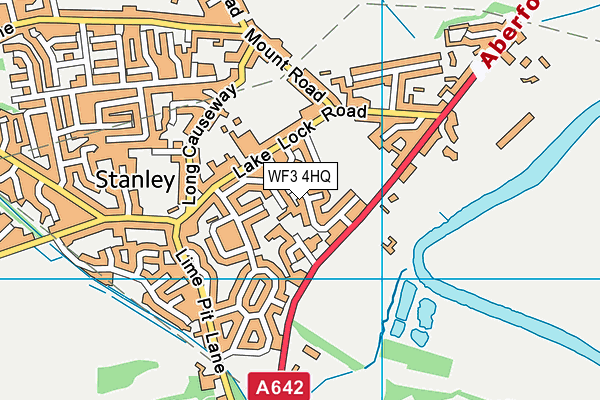 WF3 4HQ map - OS VectorMap District (Ordnance Survey) WF3 4HQ map - OS VectorMap District (Ordnance Survey)