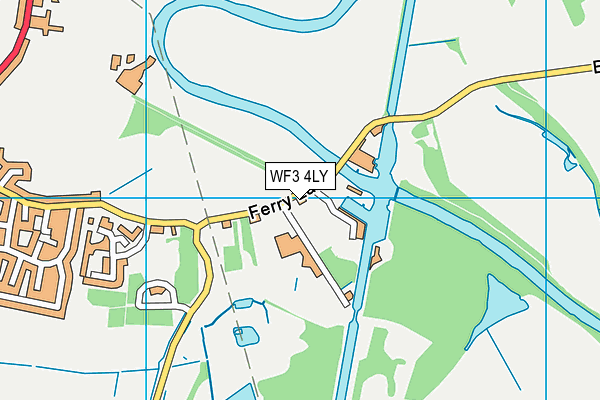 WF3 4LY map - OS VectorMap District (Ordnance Survey) WF3 4LY map - OS VectorMap District (Ordnance Survey)