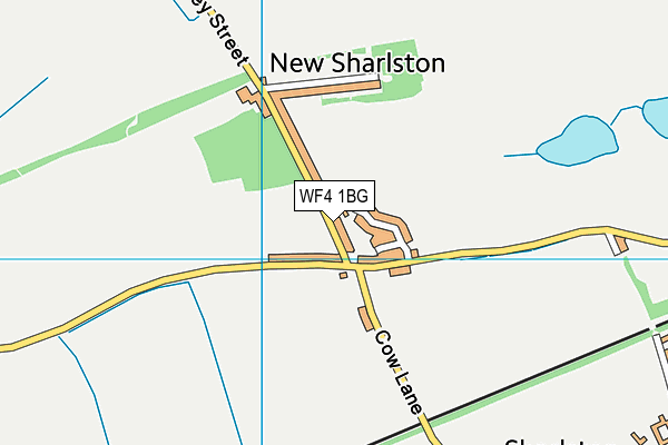 WF4 1BG map - OS VectorMap District (Ordnance Survey) WF4 1BG map - OS VectorMap District (Ordnance Survey)