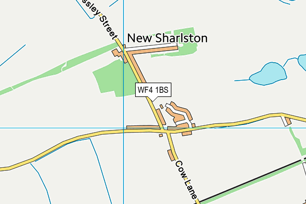 WF4 1BS map - OS VectorMap District (Ordnance Survey) WF4 1BS map - OS VectorMap District (Ordnance Survey)