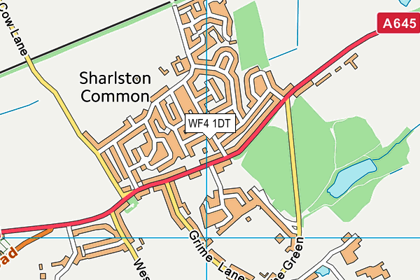 WF4 1DT map - OS VectorMap District (Ordnance Survey) WF4 1DT map - OS VectorMap District (Ordnance Survey)