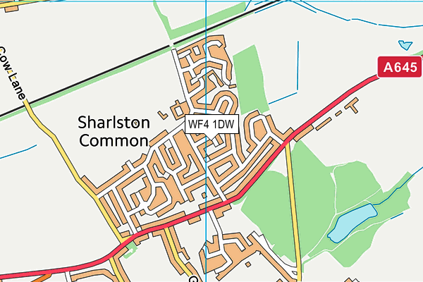 WF4 1DW map - OS VectorMap District (Ordnance Survey) WF4 1DW map - OS VectorMap District (Ordnance Survey)